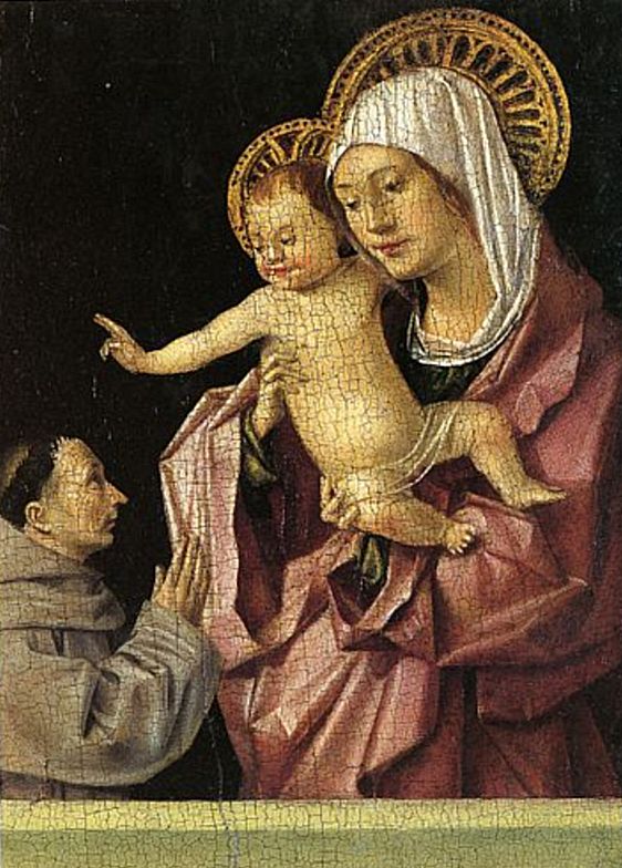 La Madonna col bambino benedicente