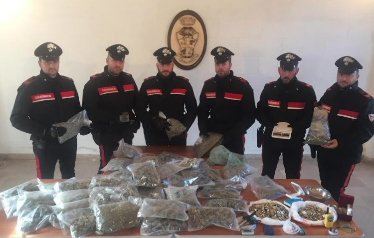 arresti droga settecannoli