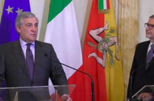 Tajani in Sicilia