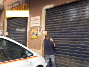 Officina abusiva a Palermo