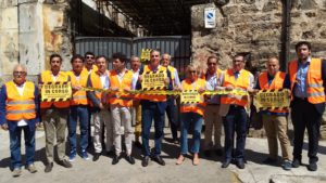 #Bloccadegrado: a Palermo la mobilitazione dei nastri gialli