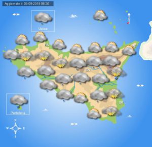 Meteo martedì 10 settembre Sicilia