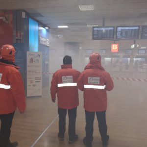 Esercitazione piano emergenza. E’ ancora in corso l’esercitazione che riguarda il piano d’emergenza terminal all’aeroporto di Palermo.