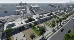 Taglio del nastro del nuovo terminal portuale di Palermo il 4/05