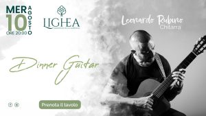 Ritmi latin jazz, mercoledì 10, al Lighea, con la chitarra di Leonardo Rubino
