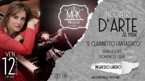 Alla Galleria delle Vittorie, venerdì 12 Agosto,  arriva il “Clarinetto  Fantastico” di Silvia Leggio e Domenico Calia