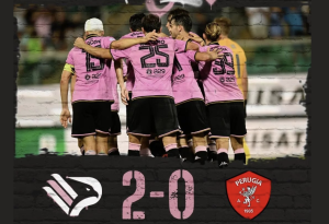 Il Palermo batte il Perugia in casa 2 a 0 nella prima di campionato