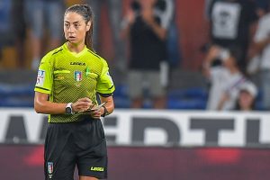 Maria Sole Ferrieri Caputi prima donna ad arbitrare in Serie A