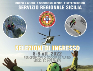 Soccorso Alpino Siciliano: selezioni d'ingresso 2022