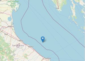 Forte scossa di terremoto di magnitudo 5.7 lungo la Costa Marchigiana Pesarese