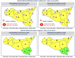 Condizioni meteo avverse: ancora allerta gialla su tutta la Sicilia