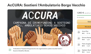 Raccolta fondi per l’ambulatorio di quartiere Borgo Vecchio a Palermo