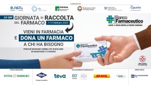 23ª Giornata di Raccolta del Farmaco. Dal 7 al 13 febbraio si dona in tutta Italia