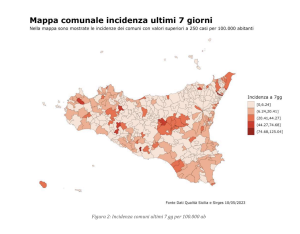 Covid, bollettino settimanale: netto calo di nuovi casi in Sicilia (-27%)