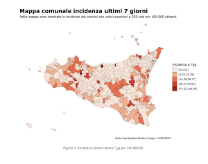 Covid, bollettino settimanale: calano ancora i nuovi casi in Sicilia (-27,33%)