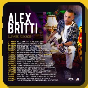 Alex Britti arriva in Sicilia, tre date 28 giugno, 11 e 12 luglio