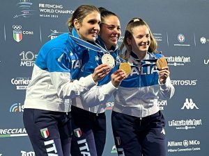 Quattro medaglie mondiali per l’Italscherma, oro Volpi