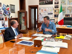Incontro Salvini-Schifani, al centro anche i lavori sulla A19
