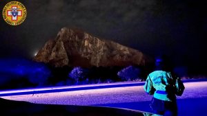 Monte Cofano, intervento notturno per escursionista tedesca bloccata in parete