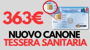 Nuovo canone tessera sanitaria con cifra da 360 euro in primo piano - SiciliaNews24.it