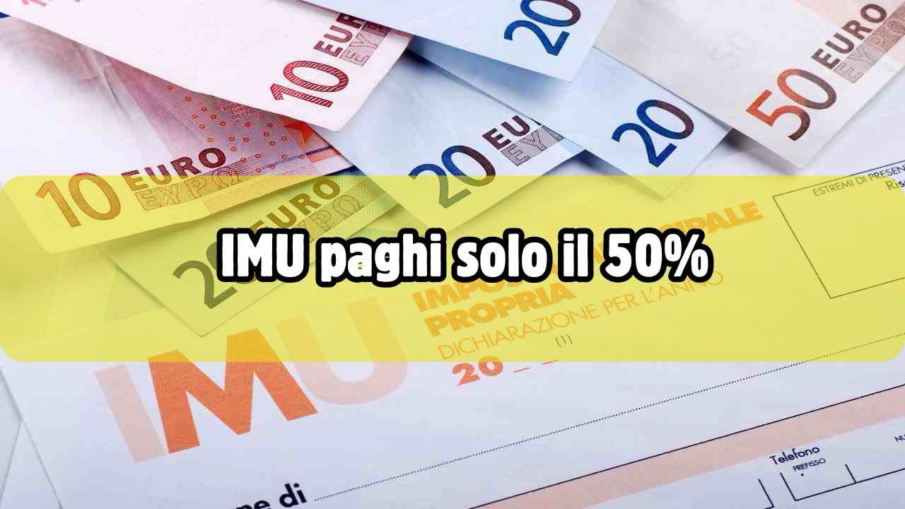 Imu, paghi solo il 50% in questo caso: il metodo è legale, tutti i commercialisti lo conoscono