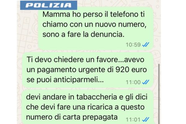 “Mamma ho perso il cellulare…” donna truffata per circa mille euro